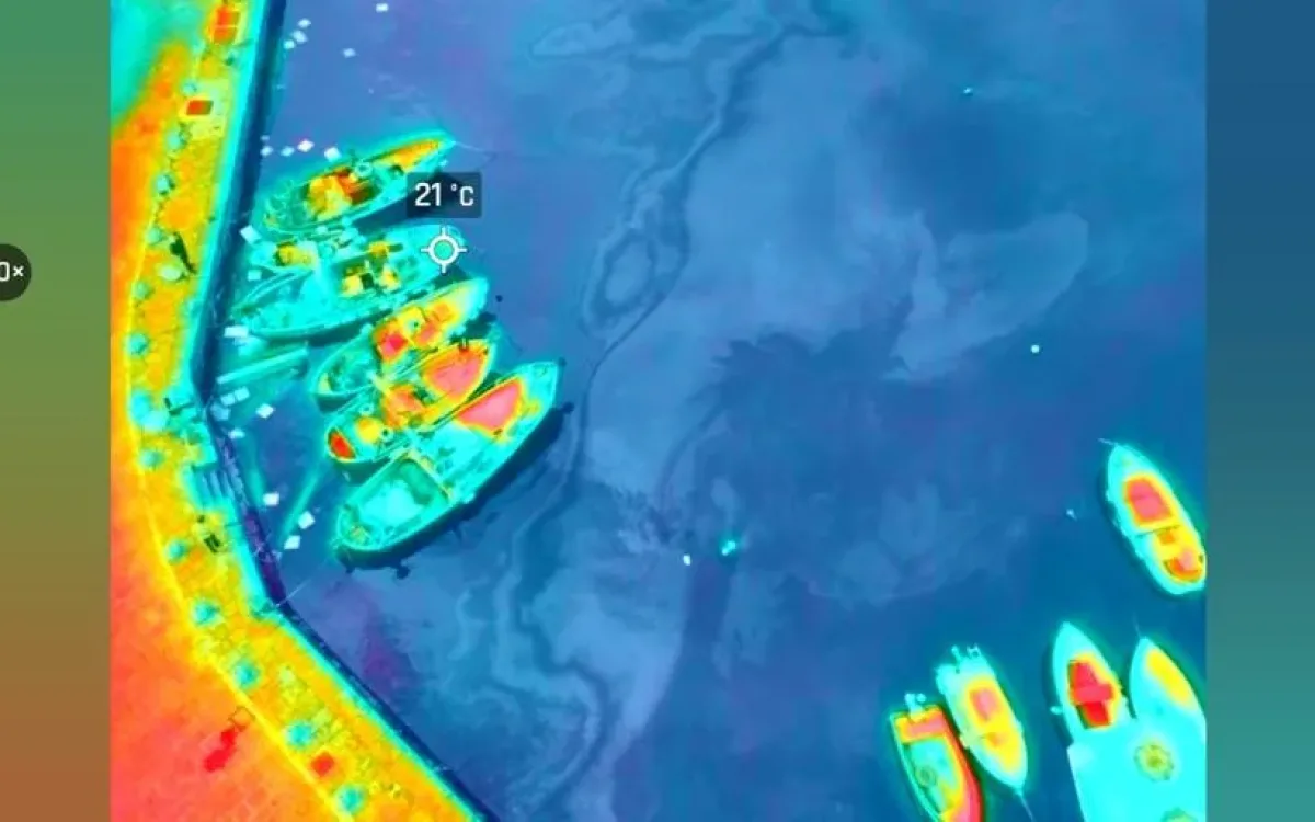 sversamento portici - mappa termica